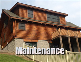  Lawsonville, North Carolina Log Home Maintenance
